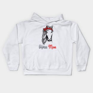 Horse Mom Mothers Day Gifts Kids Hoodie